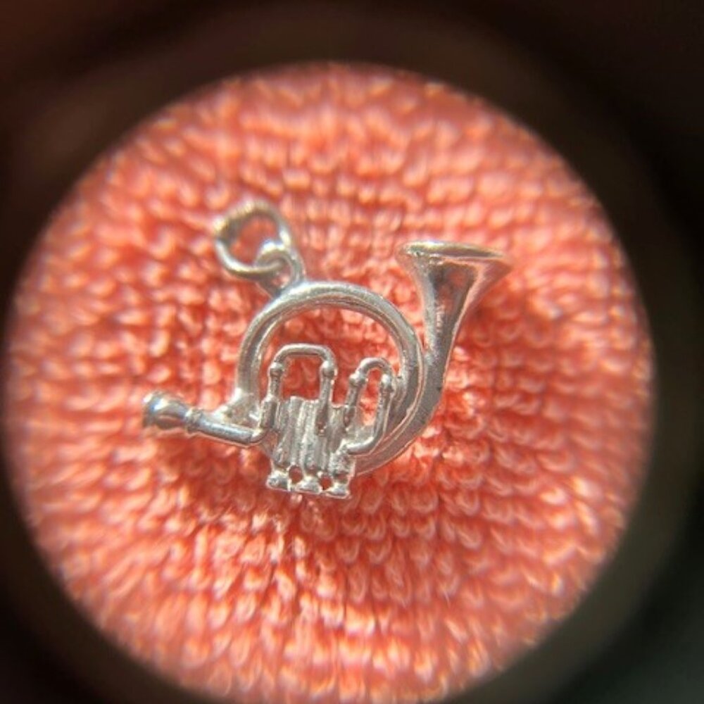 French Horn Instrument Charm 1970's